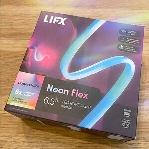 Lifx 6.5 ft. Smart Multi-Color RGBW Wi-Fi Plug-In Neon Flex Light LED *BNIB*